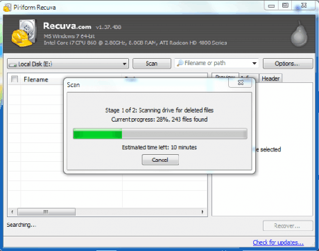 file recovery ssd